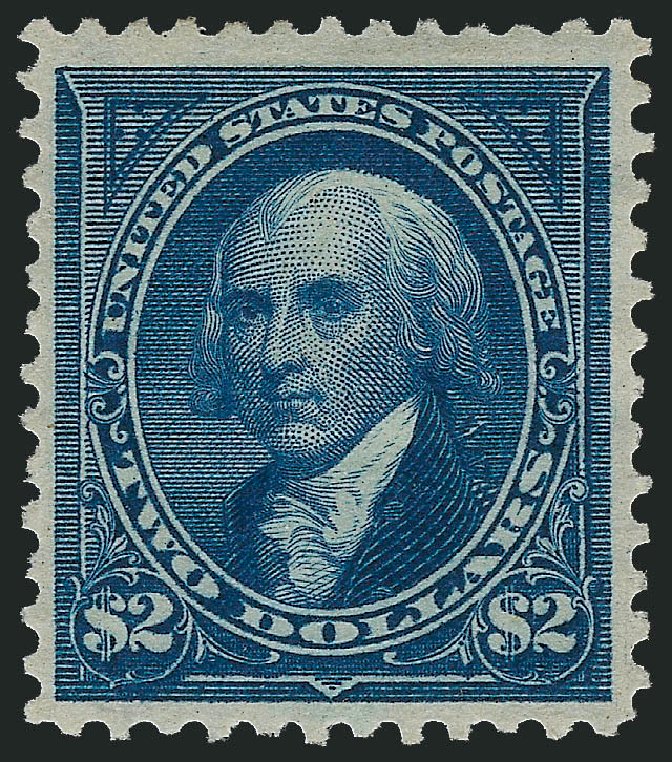 Cost of US Stamps Scott Catalog #277 - 1895 US$2.00 Madison. Robert Siegel Auction Galleries, Jun 2011, Sale 1011, Lot 633