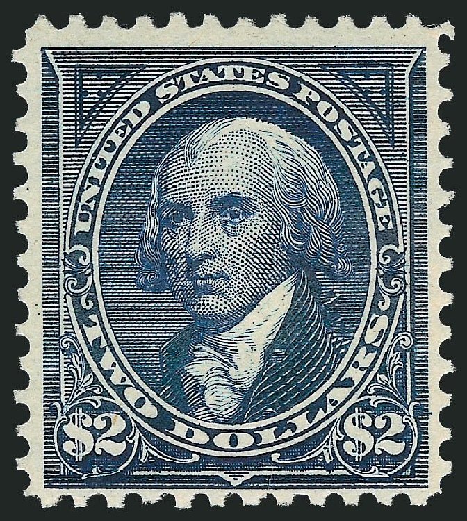 Cost of US Stamps Scott Catalogue # 277: US$2.00 1895 Madison. Robert Siegel Auction Galleries, Nov 2013, Sale 1061, Lot 3773