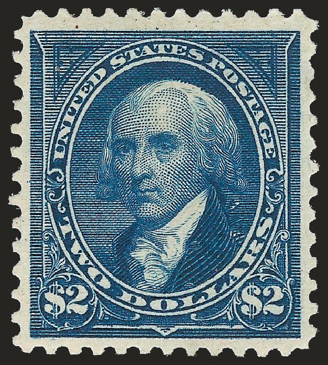 Cost of US Stamp Scott Catalogue # 277 - 1895 US$2.00 Madison. Robert Siegel Auction Galleries, Dec 2009, Sale 977, Lot 443