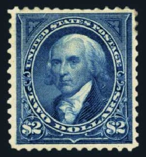 Cost of US Stamps Scott Catalogue # 277: US$2.00 1895 Madison. Harmer-Schau Auction Galleries, Aug 2014, Sale 102, Lot 1916