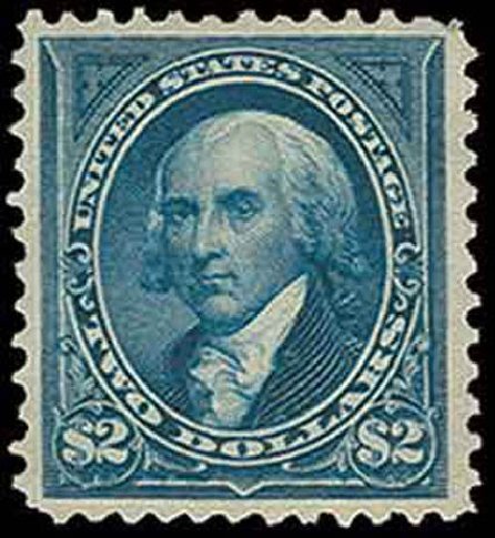 US Stamps Values Scott Catalogue 277 - US$2.00 1895 Madison. H.R. Harmer, Nov 2013, Sale 3004, Lot 1196