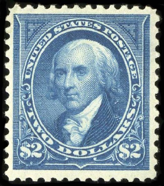 US Stamps Value Scott 277 - US$2.00 1895 Madison. Spink Shreves Galleries, Jul 2015, Sale 151, Lot 226