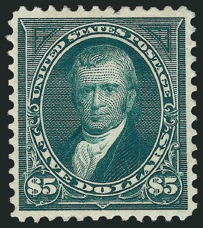 US Stamps Values Scott Cat. #278: 1895 US$5.00 Marshall. Robert Siegel Auction Galleries, Oct 2011, Sale 1014, Lot 1617