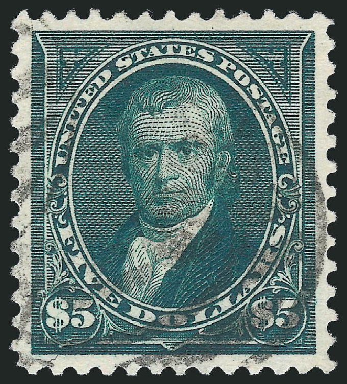 Value of US Stamps Scott # 278 - US$5.00 1895 Marshall. Robert Siegel Auction Galleries, Sep 2012, Sale 1027, Lot 157