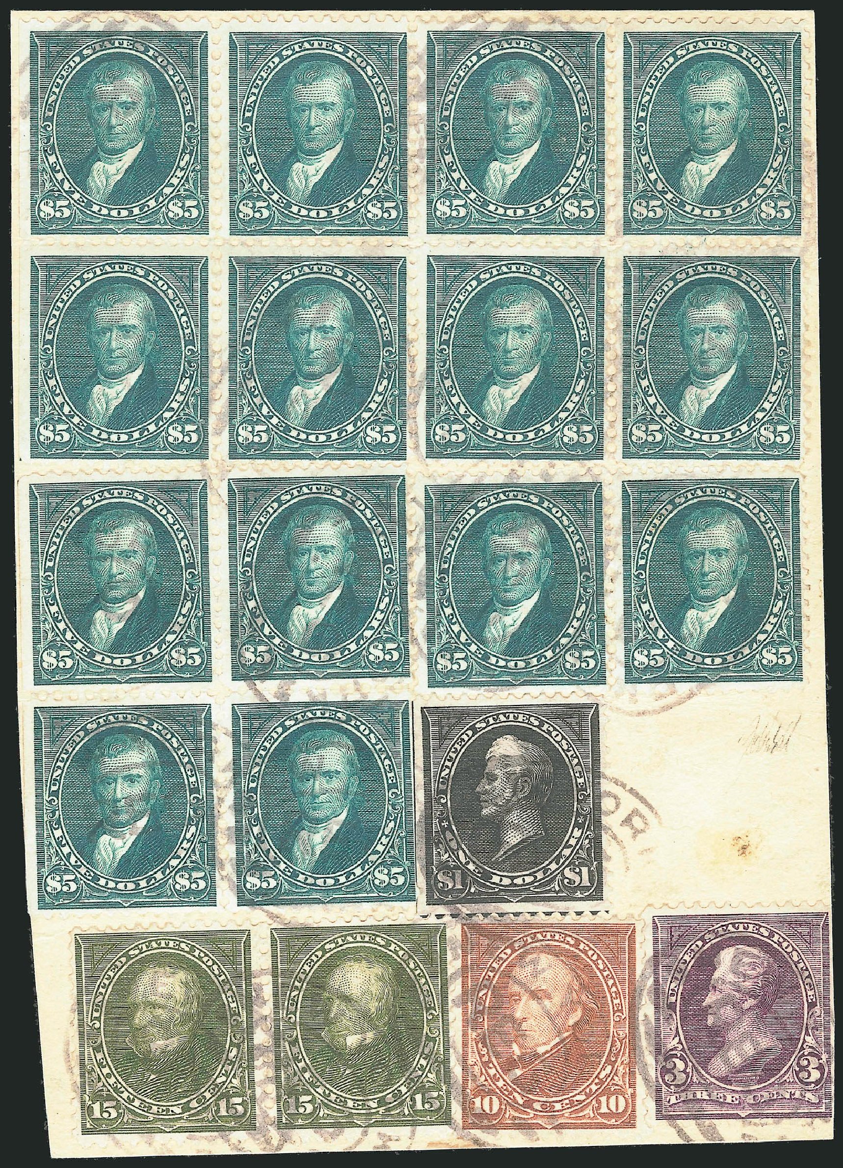 US Stamps Price Scott Catalogue # 278 - US$5.00 1895 Marshall. Robert Siegel Auction Galleries, Nov 2014, Sale 1084, Lot 3637