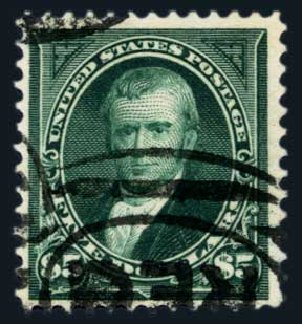Prices of US Stamps Scott Catalog 278 - 1895 US$5.00 Marshall. Harmer-Schau Auction Galleries, Aug 2014, Sale 102, Lot 1918