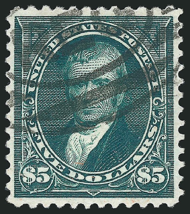Prices of US Stamp Scott Cat. 278: 1895 US$5.00 Marshall. Robert Siegel Auction Galleries, Mar 2012, Sale 1019, Lot 608