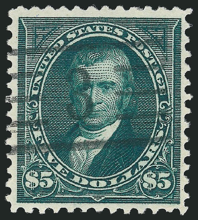 US Stamp Prices Scott Catalogue #278: US$5.00 1895 Marshall. Robert Siegel Auction Galleries, Jun 2011, Sale 1011, Lot 639