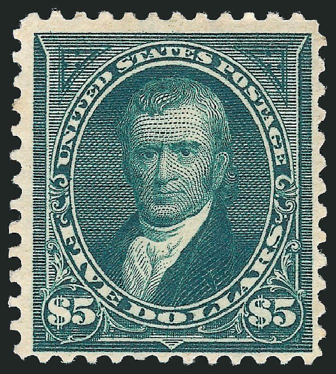 Price of US Stamps Scott Catalog 278: US$5.00 1895 Marshall. Robert Siegel Auction Galleries, Oct 2011, Sale 1014, Lot 1619