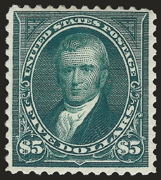 Price of US Stamp Scott Catalog #278: 1895 US$5.00 Marshall. Robert Siegel Auction Galleries, Sep 2009, Sale 976, Lot 1799