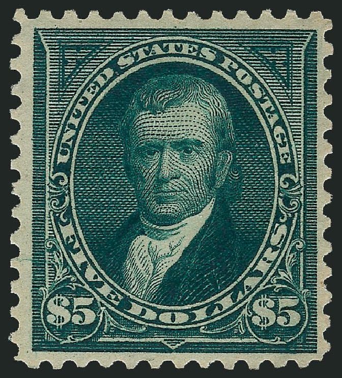 Costs of US Stamp Scott Catalogue #278 - 1895 US$5.00 Marshall. Robert Siegel Auction Galleries, Jul 2014, Sale 1077, Lot 201