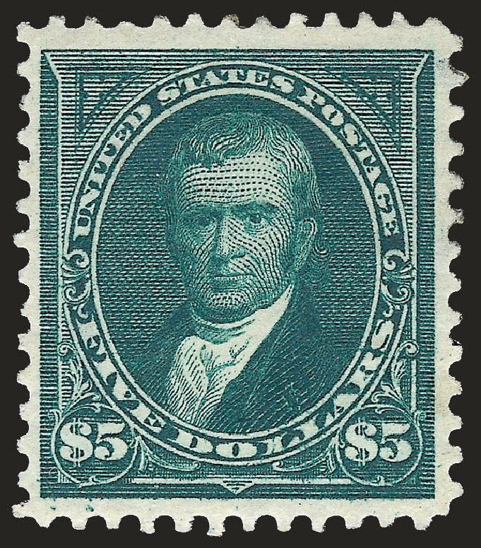 US Stamp Price Scott Catalogue 278 - US$5.00 1895 Marshall. Robert Siegel Auction Galleries, Sep 2009, Sale 976, Lot 1801