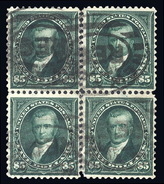 Price of US Stamps Scott Cat. 278: US$5.00 1895 Marshall. Cherrystone Auctions, Jun 2009, Sale 200906, Lot 134