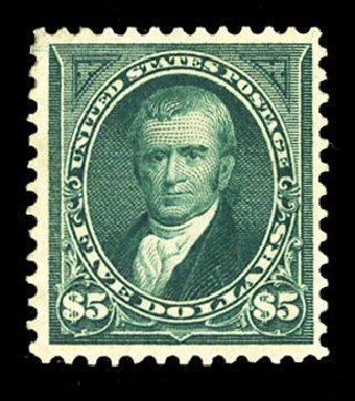 Costs of US Stamps Scott #278 - US$5.00 1895 Marshall. Cherrystone Auctions, Jul 2015, Sale 201507, Lot 2094