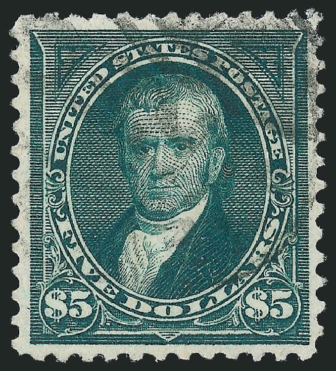 Prices of US Stamp Scott Catalog 278 - US$5.00 1895 Marshall. Robert Siegel Auction Galleries, Jul 2013, Sale 1050, Lot 414