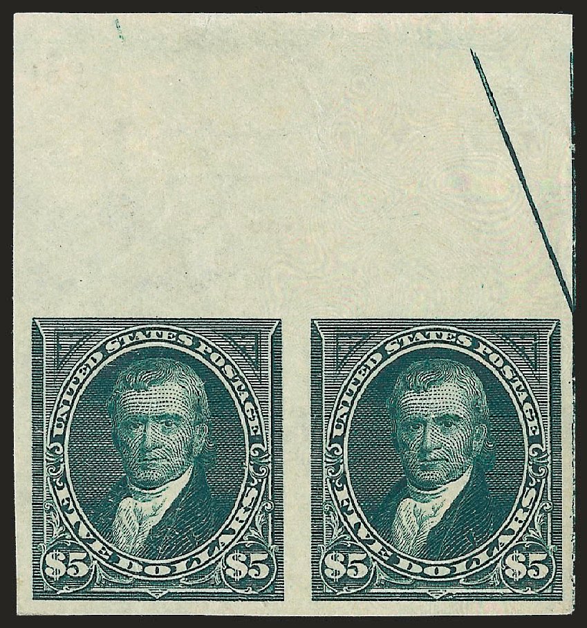 Value of US Stamps Scott #278 - 1895 US$5.00 Marshall. Robert Siegel Auction Galleries, Dec 2009, Sale 977, Lot 514