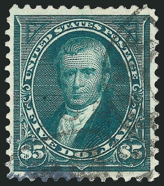 US Stamp Price Scott Catalogue # 278: 1895 US$5.00 Marshall. Robert Siegel Auction Galleries, Nov 2014, Sale 1084, Lot 3635