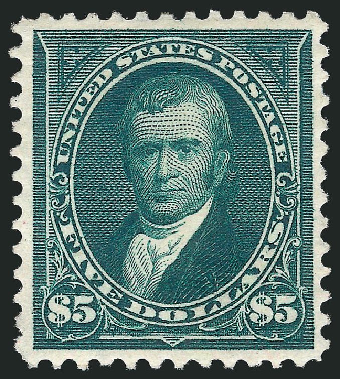 Value of US Stamp Scott Catalogue # 278: US$5.00 1895 Marshall. Robert Siegel Auction Galleries, Mar 2012, Sale 1021, Lot 472