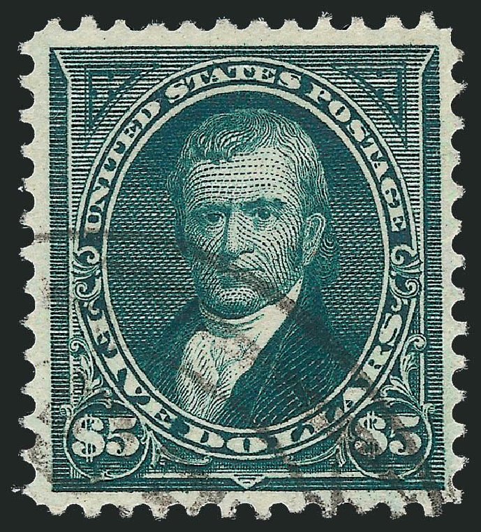 Costs of US Stamps Scott 278 - 1895 US$5.00 Marshall. Robert Siegel Auction Galleries, Mar 2013, Sale 1040, Lot 1592