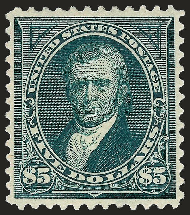 Price of US Stamps Scott 278 - 1895 US$5.00 Marshall. Robert Siegel Auction Galleries, Dec 2008, Sale 967, Lot 4452