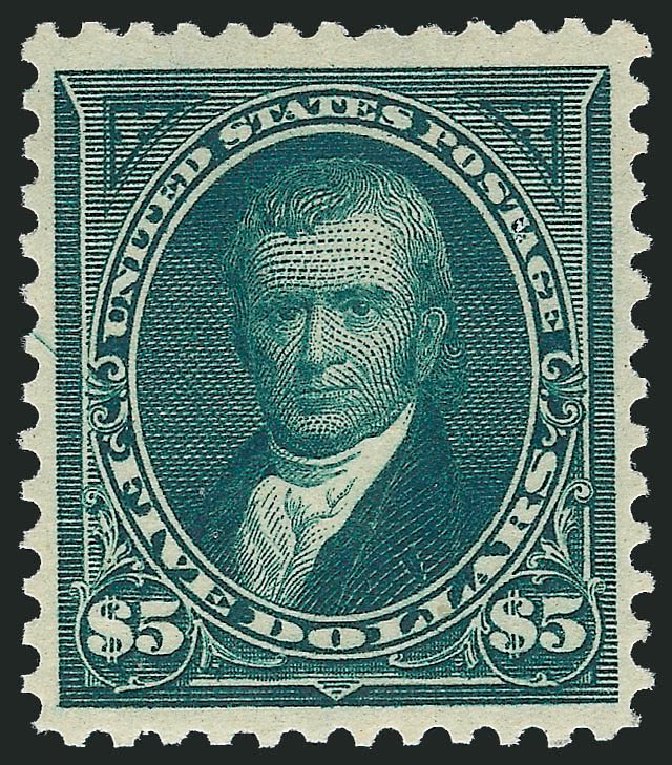 US Stamps Value Scott Catalogue 278: 1895 US$5.00 Marshall. Robert Siegel Auction Galleries, Nov 2013, Sale 1057, Lot 866
