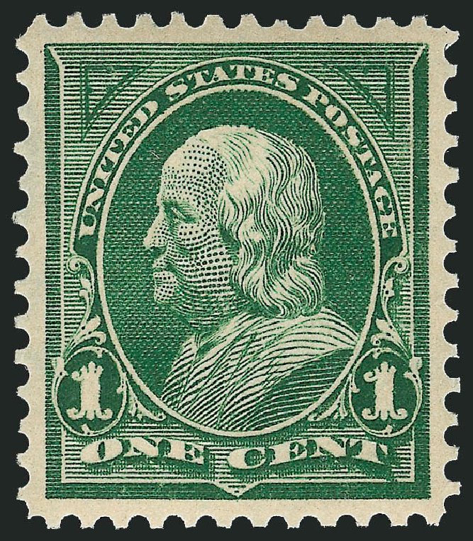 Values of US Stamps Scott Catalog #279 - 1c 1898 Franklin. Robert Siegel Auction Galleries, Mar 2012, Sale 1019, Lot 609
