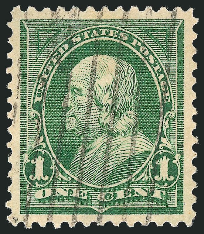 Value of US Stamps Scott Cat. #279: 1898 1c Franklin. Robert Siegel Auction Galleries, Oct 2012, Sale 1032, Lot 3399