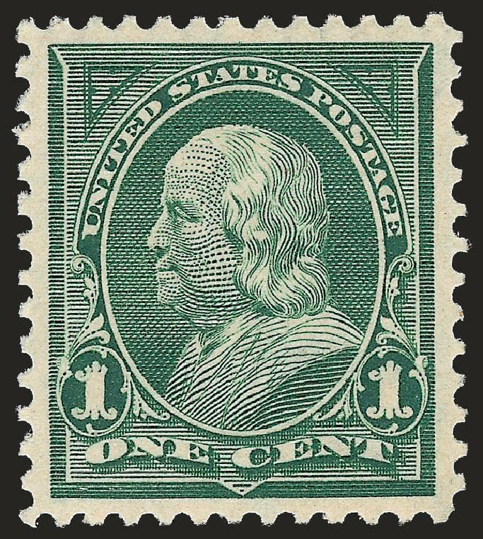 Costs of US Stamp Scott Cat. 279 - 1898 1c Franklin. Robert Siegel Auction Galleries, Dec 2008, Sale 967, Lot 4455