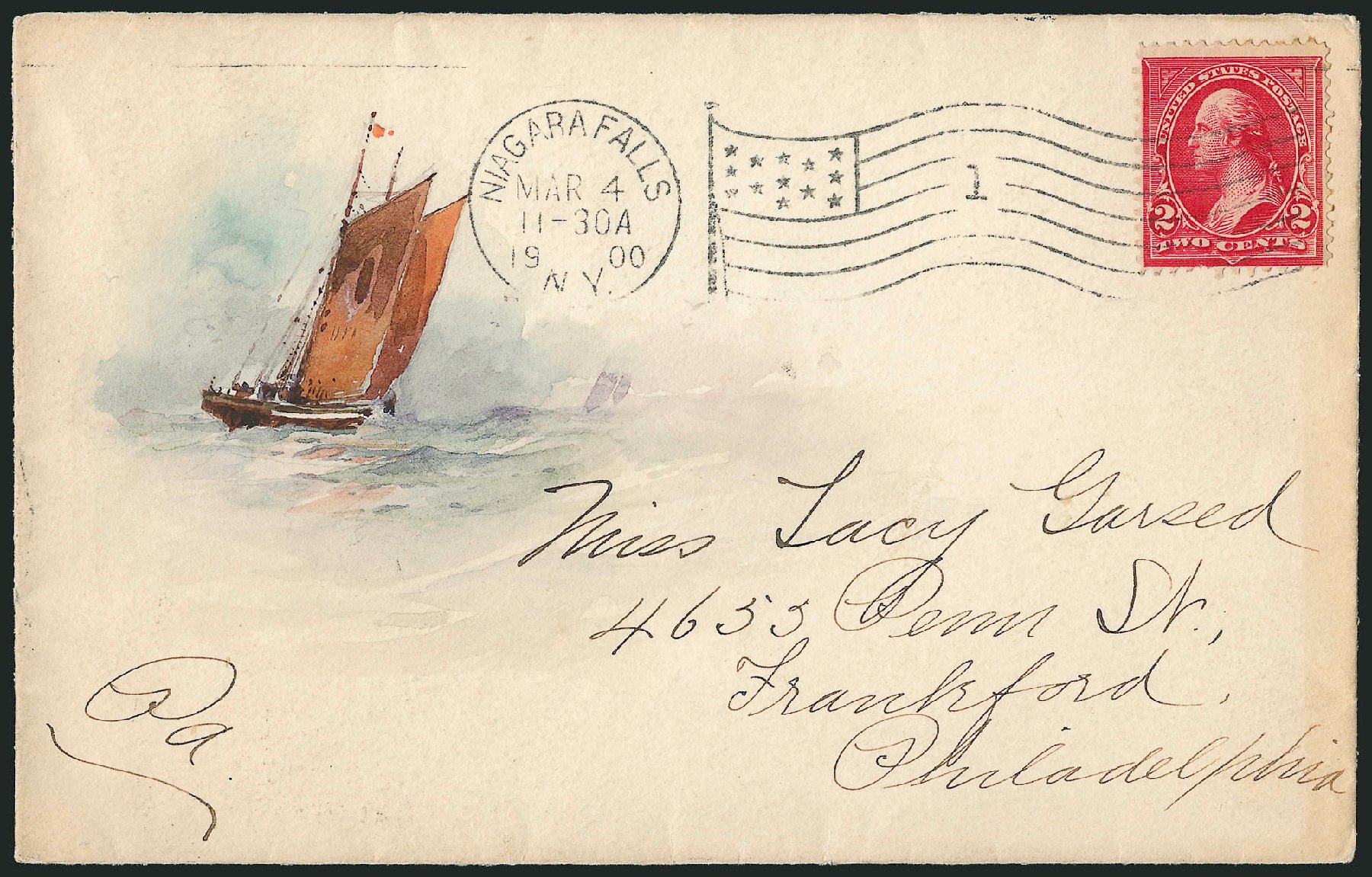 US Stamps Price Scott Catalog # 279B: 2c 1897 Washington. Robert Siegel Auction Galleries, Dec 2009, Sale 977, Lot 579