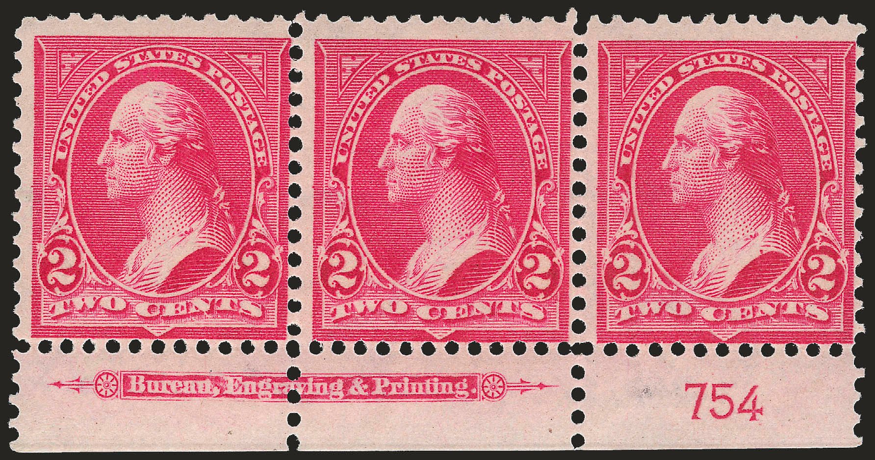 US Stamps Values Scott Catalogue #279B - 2c 1897 Washington. Robert Siegel Auction Galleries, Dec 2009, Sale 982, Lot 5630