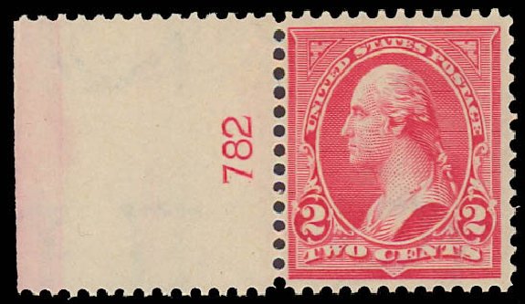 US Stamp Values Scott Catalog #279B - 2c 1897 Washington. Daniel Kelleher Auctions, Jun 2012, Sale 630, Lot 1641
