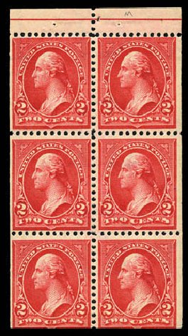 US Stamps Value Scott Catalogue #279B: 2c 1897 Washington. Matthew Bennett International, Mar 2012, Sale 344, Lot 4465