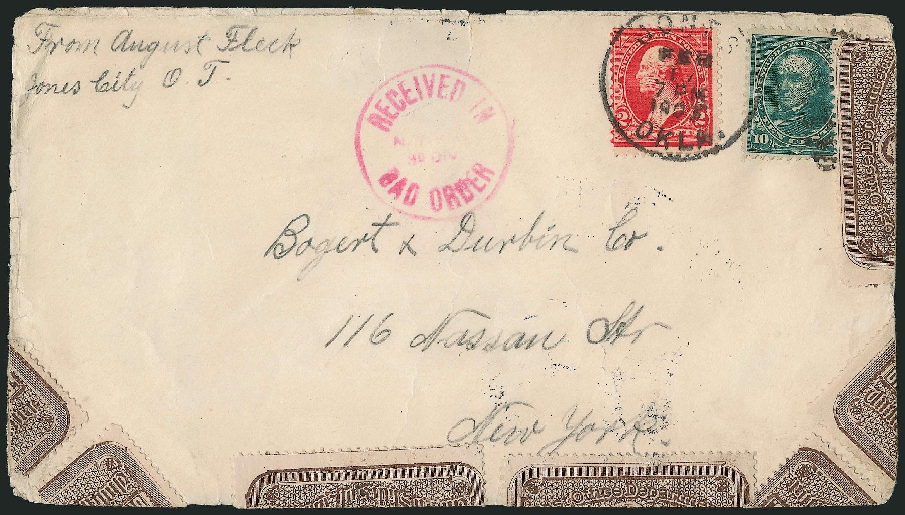Costs of US Stamps Scott Catalog 279B - 1897 2c Washington. Robert Siegel Auction Galleries, Dec 2009, Sale 977, Lot 582