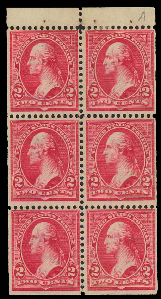 US Stamps Prices Scott Cat. #279B: 2c 1897 Washington. Daniel Kelleher Auctions, Apr 2012, Sale 629, Lot 263