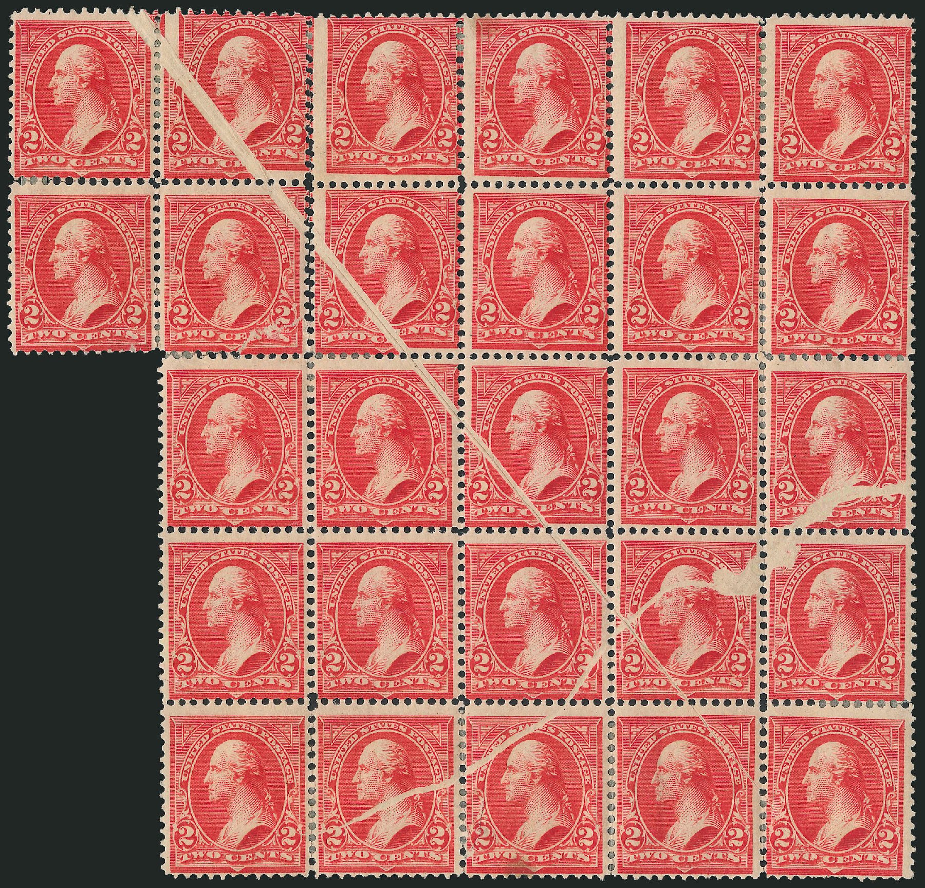 US Stamps Value Scott Cat. # 279B - 2c 1897 Washington. Robert Siegel Auction Galleries, Dec 2009, Sale 977, Lot 463