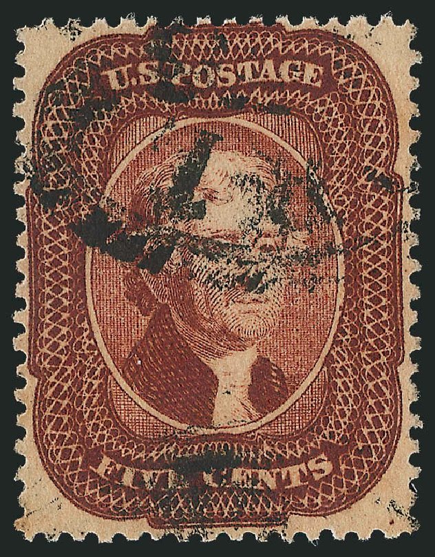 Prices of US Stamps Scott Catalog 28: 5c 1857 Jefferson. Robert Siegel Auction Galleries, Oct 2010, Sale 997, Lot 5248