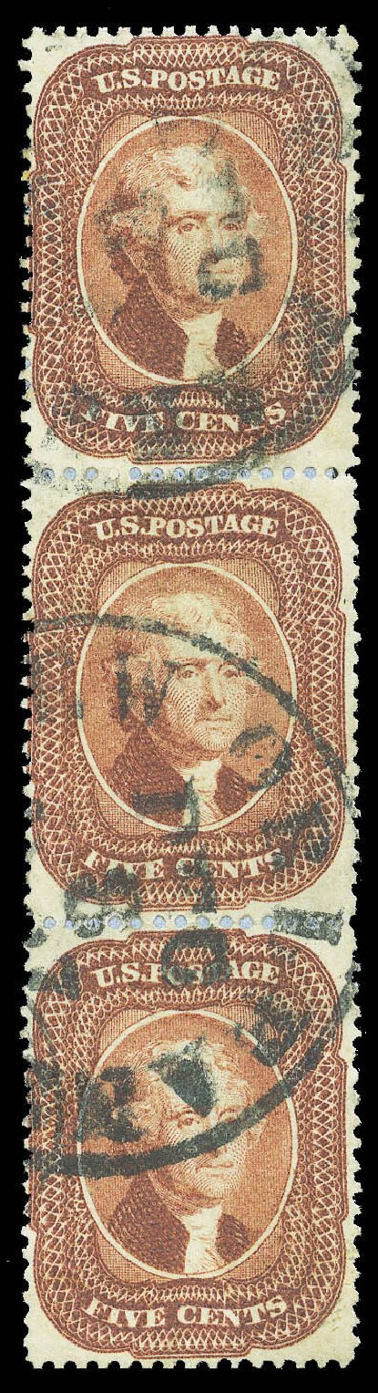 Price of US Stamps Scott 28: 5c 1857 Jefferson. Matthew Bennett International, Sep 2012, Sale 346, Lot 689