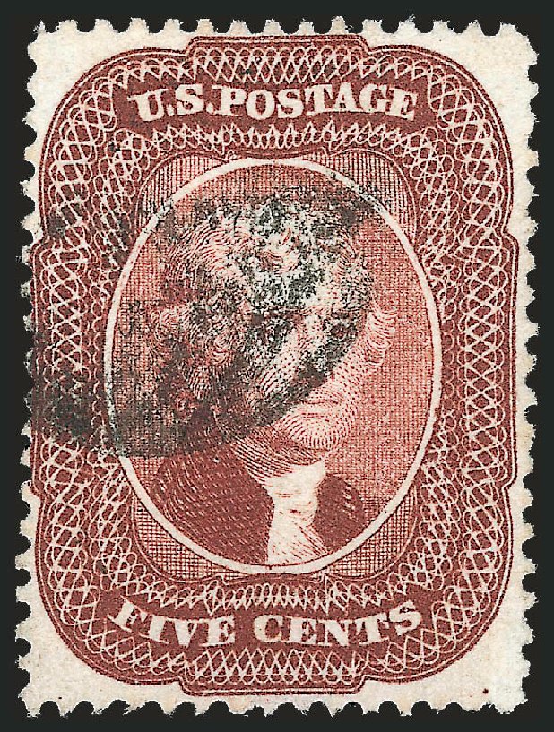 Price of US Stamp Scott Cat. # 28: 5c 1857 Jefferson. Robert Siegel Auction Galleries, Apr 2010, Sale 984, Lot 151