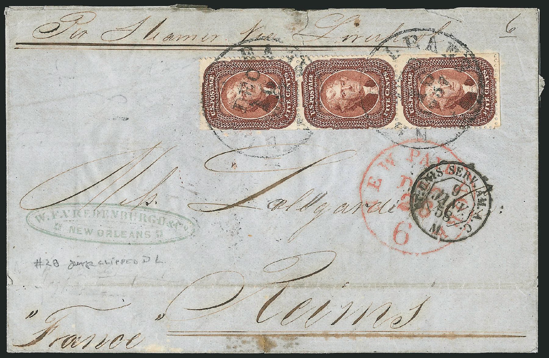 Prices of US Stamp Scott Cat. # 28: 5c 1857 Jefferson. Robert Siegel Auction Galleries, Dec 2010, Sale 1002, Lot 3774