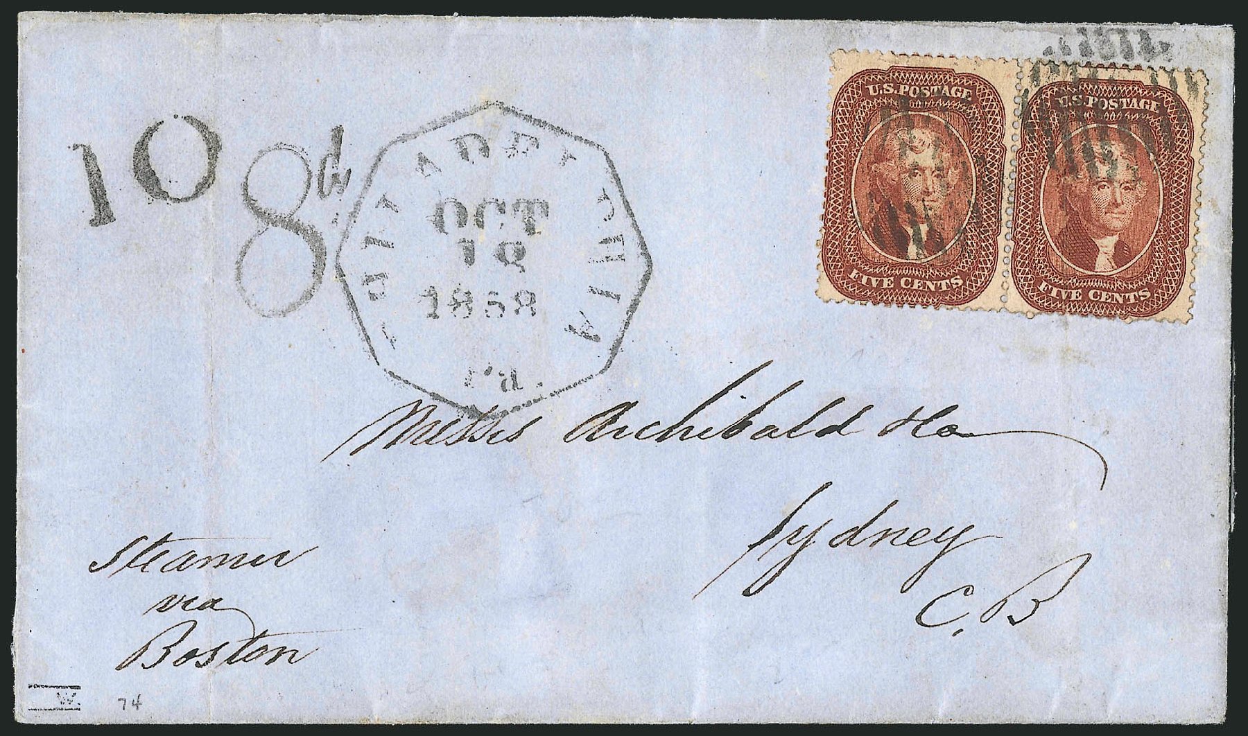 Prices of US Stamp Scott # 28 - 5c 1857 Jefferson. Robert Siegel Auction Galleries, Dec 2010, Sale 1002, Lot 3772