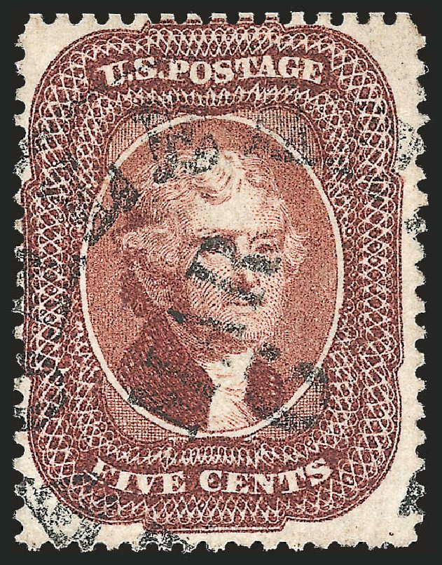 Costs of US Stamps Scott Catalogue # 28: 5c 1857 Jefferson. Robert Siegel Auction Galleries, Jun 2010, Sale 992, Lot 2086