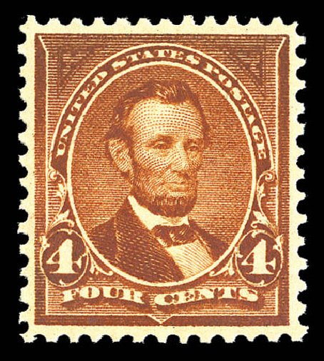 Price of US Stamps Scott Catalog # 280: 1898 4c Lincoln. Matthew Bennett International, Sep 2012, Sale 346, Lot 768