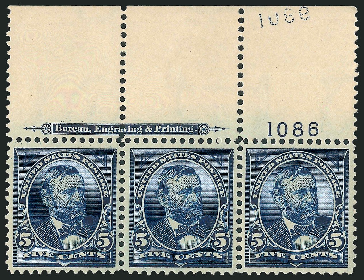 US Stamp Value Scott Catalogue # 281: 1898 5c Grant. Robert Siegel Auction Galleries, Dec 2009, Sale 977, Lot 478