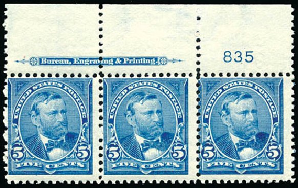 Costs of US Stamp Scott Catalogue # 281 - 1898 5c Grant. Schuyler J. Rumsey Philatelic Auctions, Apr 2015, Sale 60, Lot 2760