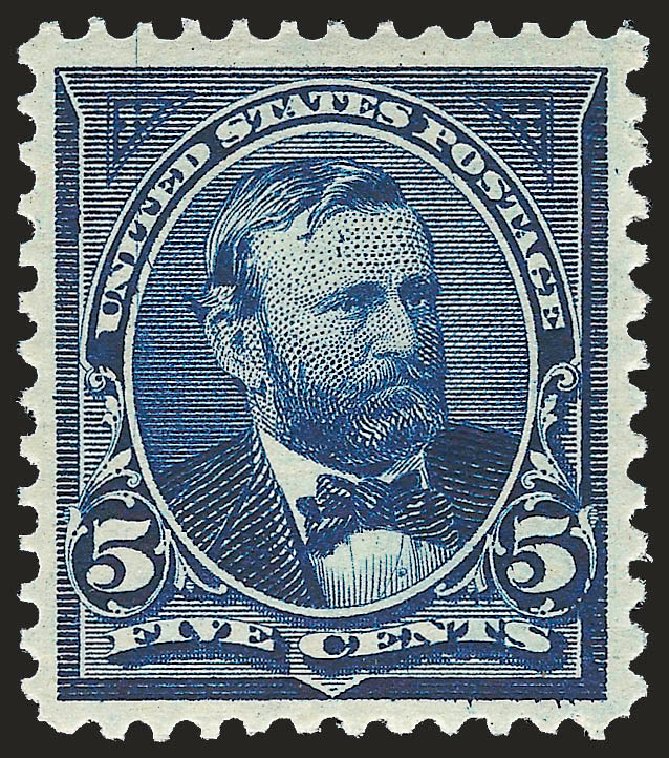 US Stamps Prices Scott #281: 1898 5c Grant. Robert Siegel Auction Galleries, Jun 2009, Sale 975, Lot 1603