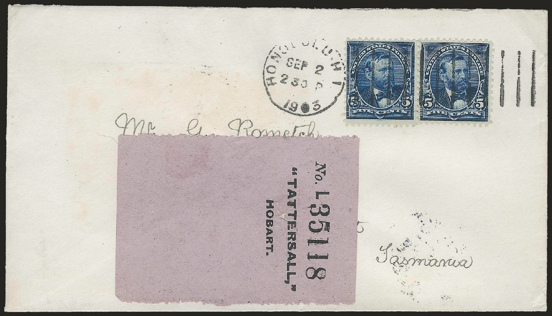 Value of US Stamps Scott 281 - 1898 5c Grant. Robert Siegel Auction Galleries, Dec 2009, Sale 977, Lot 586