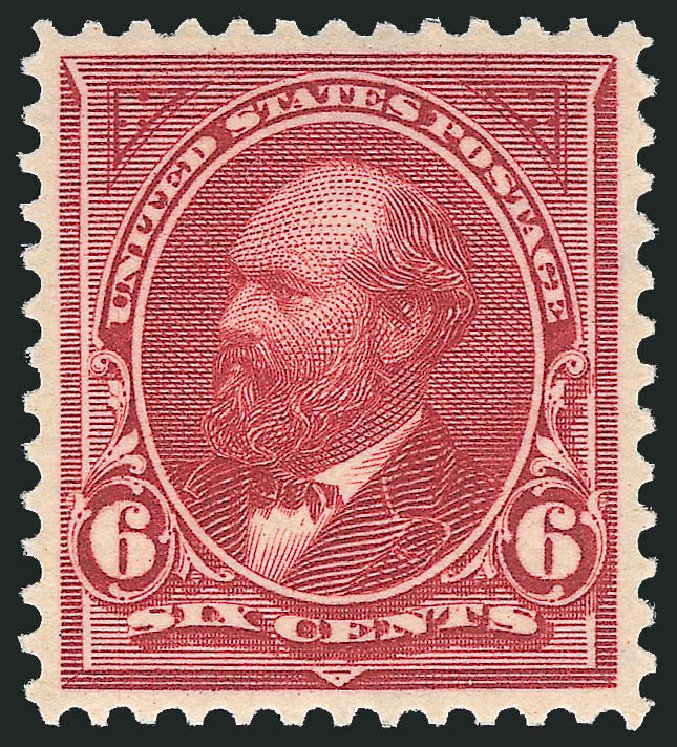 Value of US Stamp Scott # 282: 1898 6c Garfield. Robert Siegel Auction Galleries, Dec 2009, Sale 982, Lot 5634