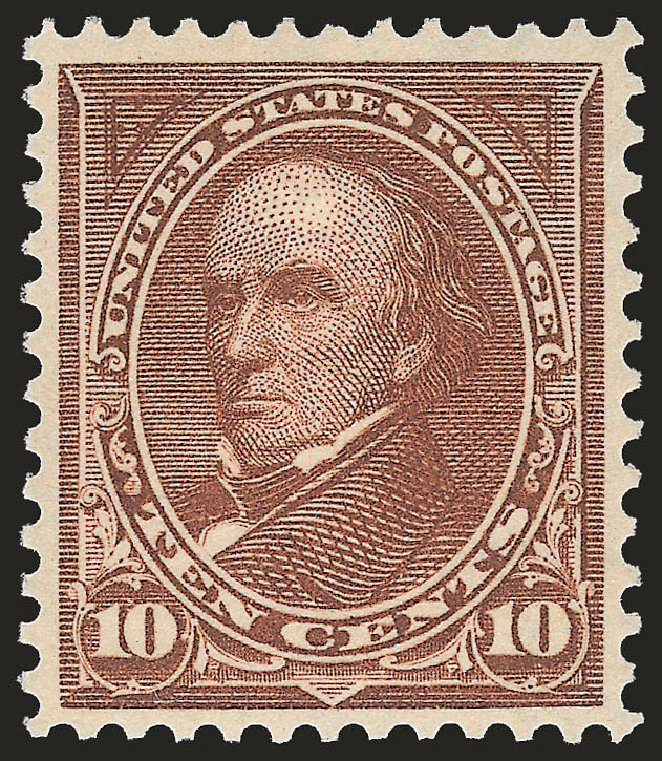 US Stamps Value Scott 282C - 10c 1898 Webster. Robert Siegel Auction Galleries, Jun 2009, Sale 975, Lot 1608