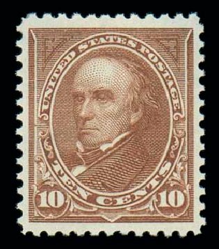Cost of US Stamps Scott #282C: 10c 1898 Webster. Matthew Bennett International, Dec 2007, Sale 325, Lot 1829