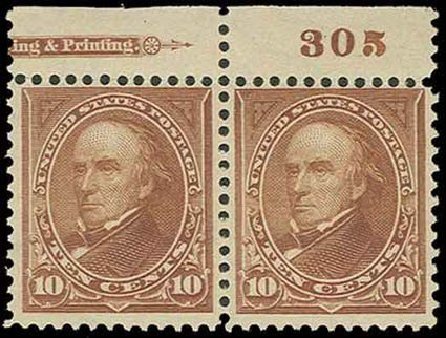 US Stamp Prices Scott #282C: 10c 1898 Webster. H.R. Harmer, Nov 2013, Sale 3004, Lot 1200